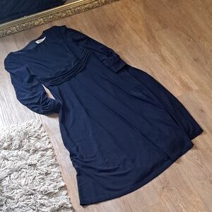 Eliza J Midnight Blue Long Sleeve Dress